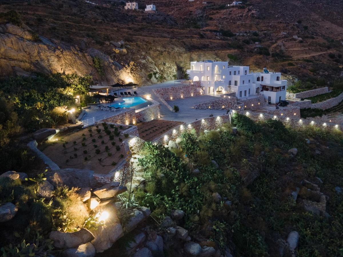 Wow Panoramic View Deluxe Villas Agkidia Exteriör bild