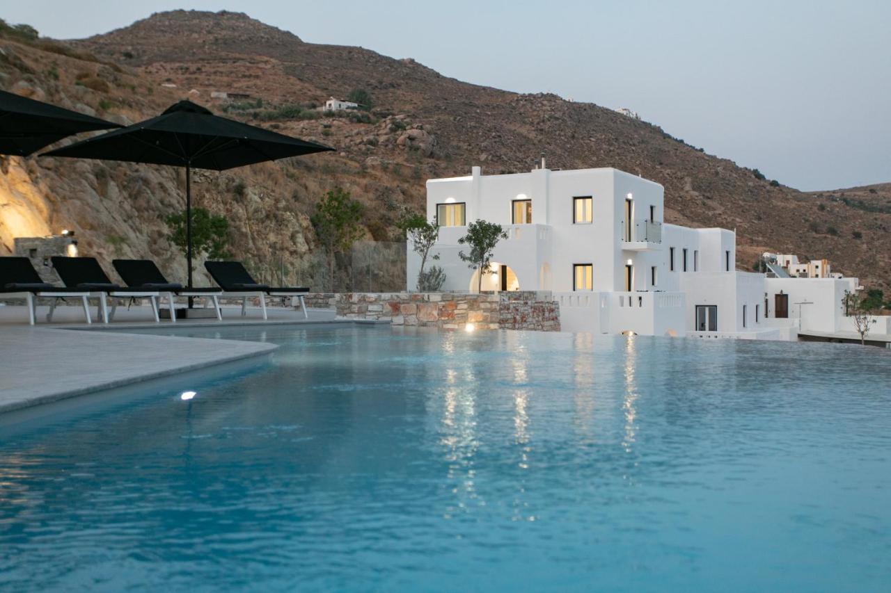Wow Panoramic View Deluxe Villas Agkidia Exteriör bild