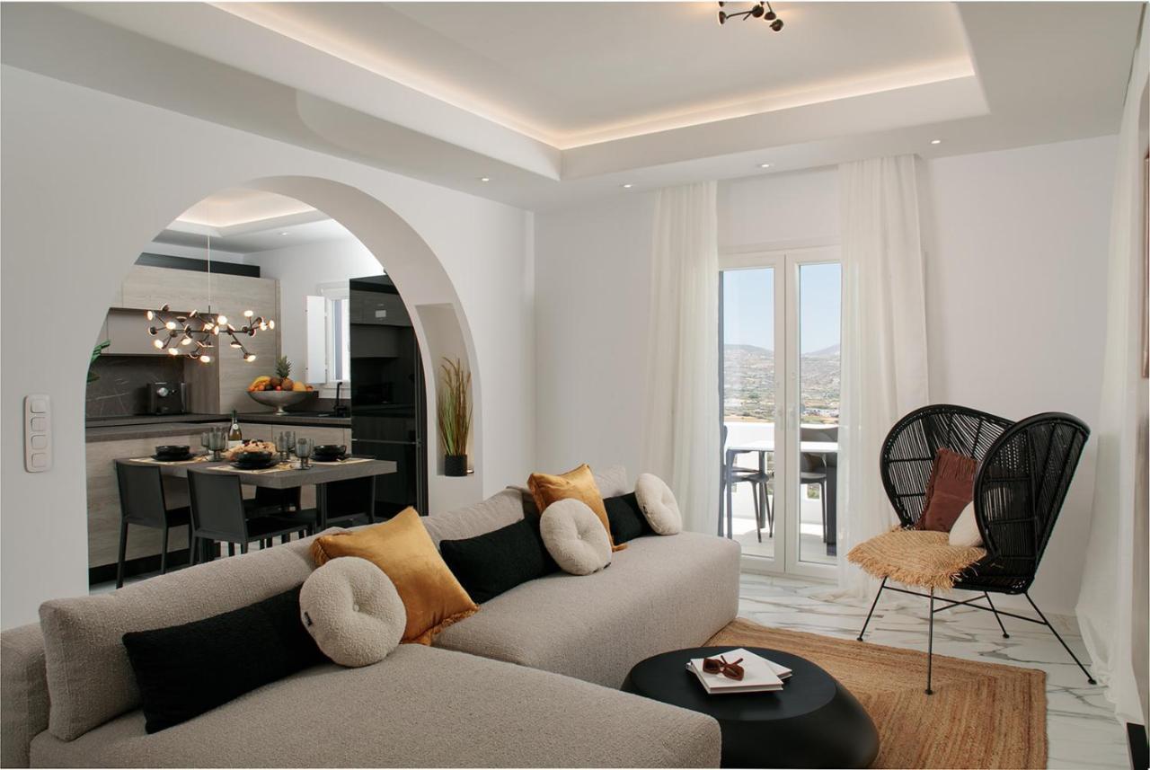 Wow Panoramic View Deluxe Villas Agkidia Exteriör bild