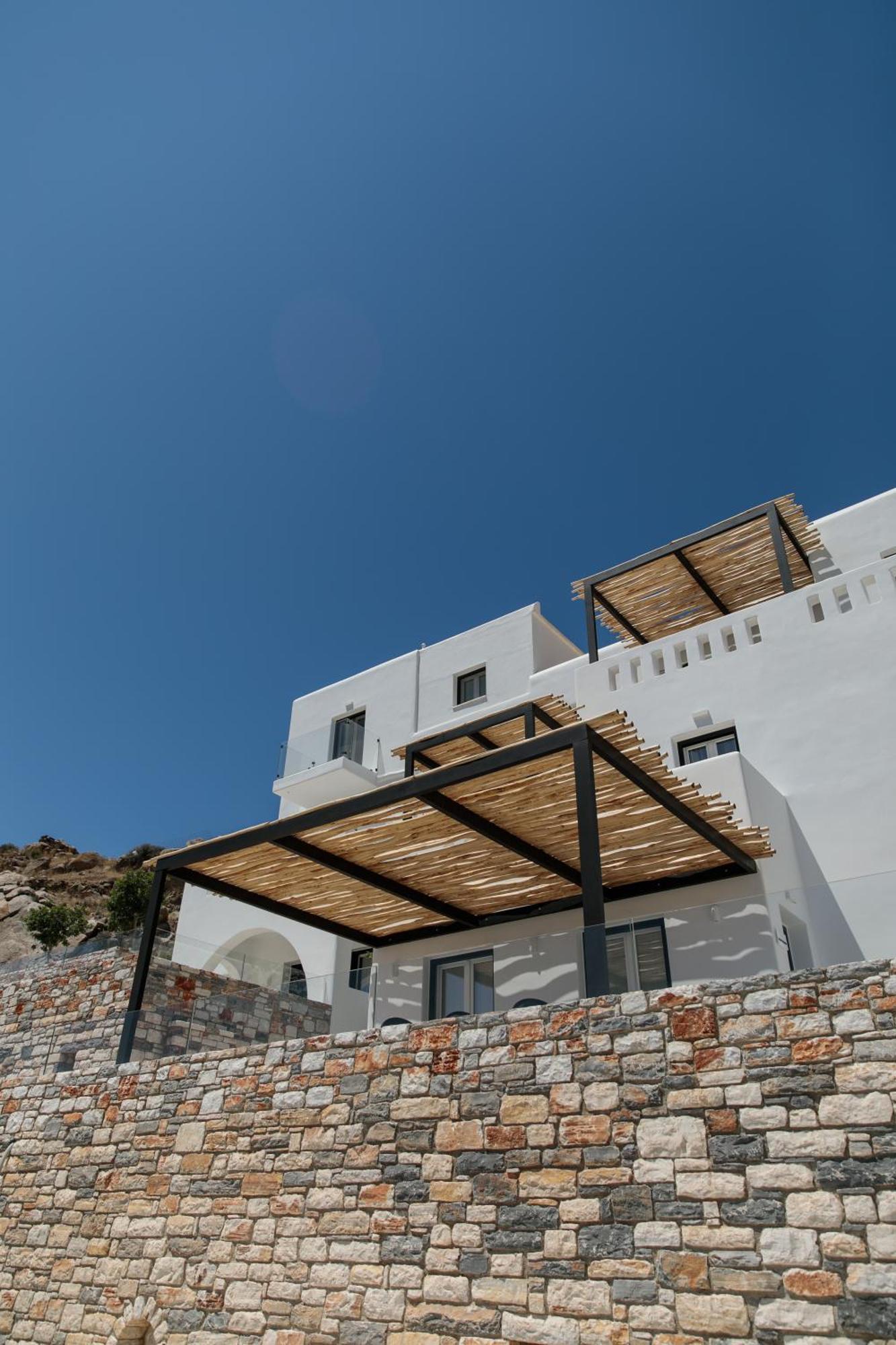 Wow Panoramic View Deluxe Villas Agkidia Exteriör bild