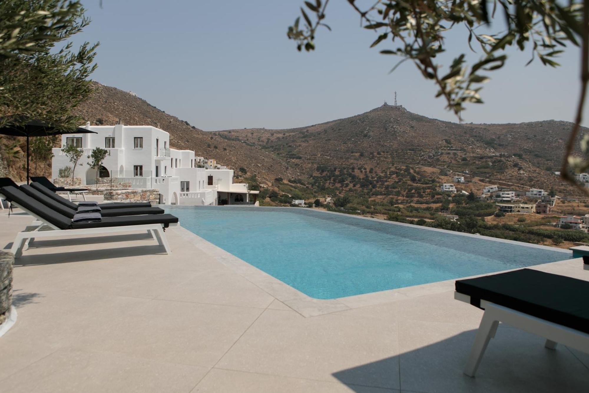 Wow Panoramic View Deluxe Villas Agkidia Rum bild